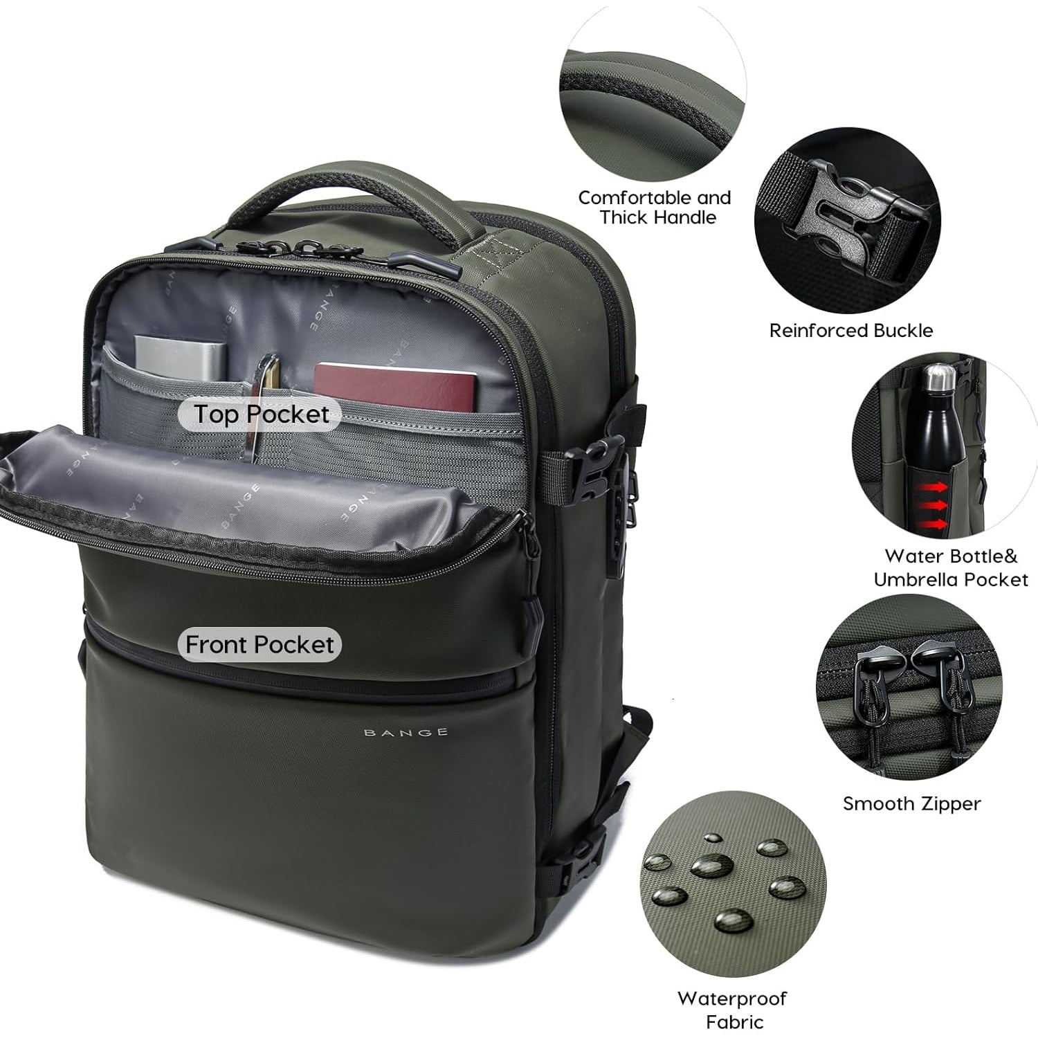 Features and Details of the 20L Anti-Theft Business Travel Backpack