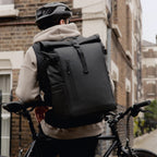 30L roll-top everyday backpack – modeled look
