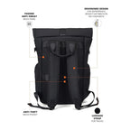 Details of the 30L Roll-Top Everyday Backpack