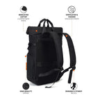 Details of the 30L Roll-Top Everyday Backpack