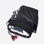 Capacity demonstration of the 30L roll-top everyday backpack