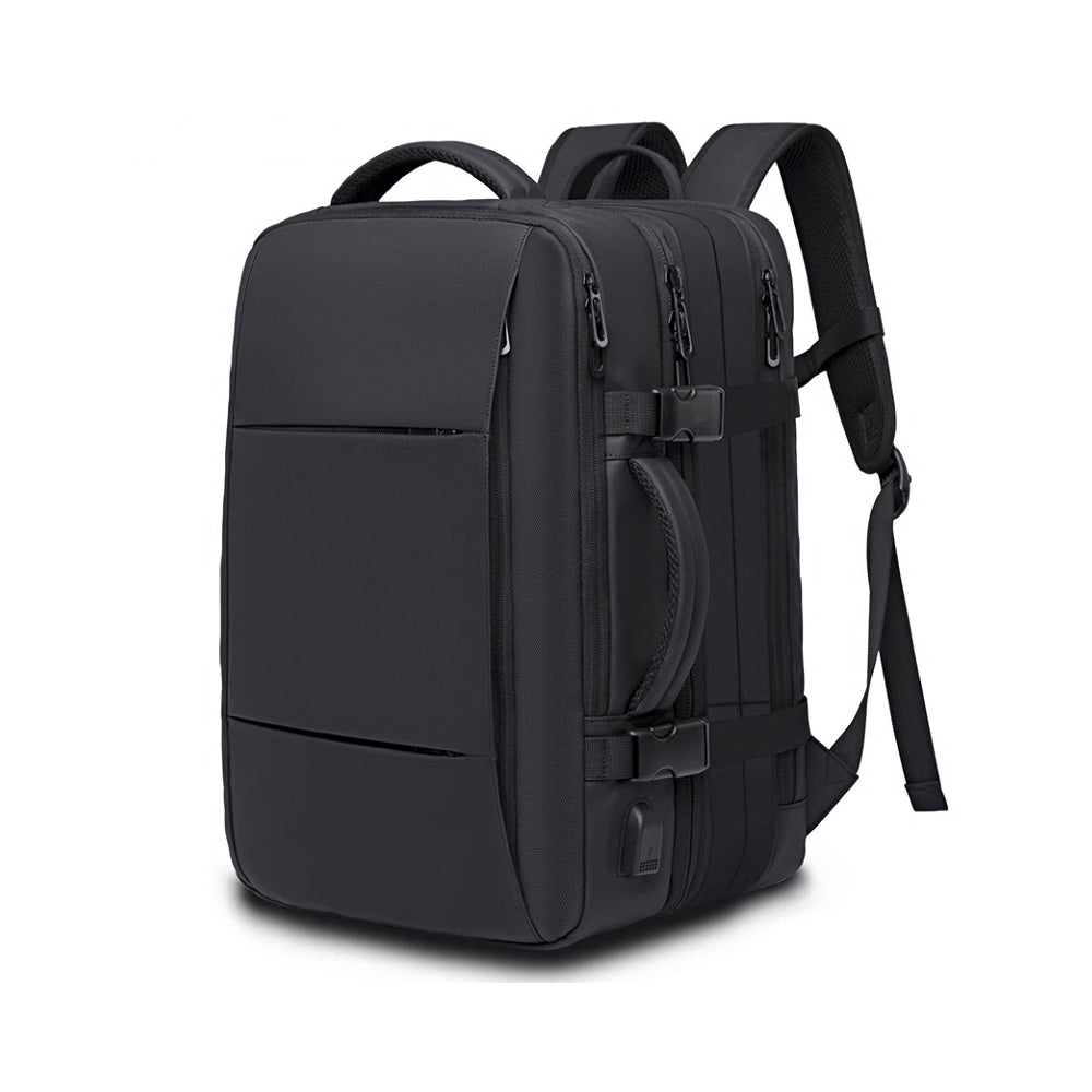45L Expandable Travel Backpack – Black