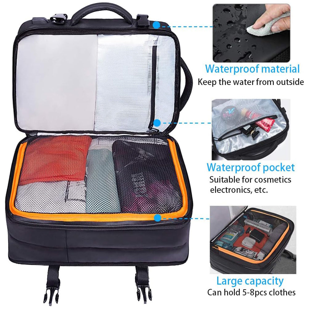 Waterproofing Information for 45L Expandable Travel Backpack