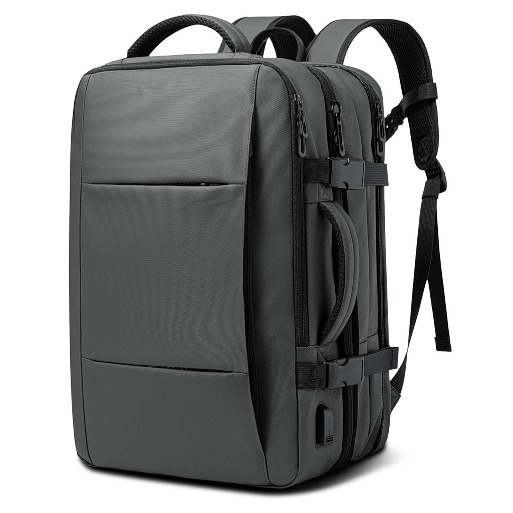 45L Expandable Travel Backpack – Grey