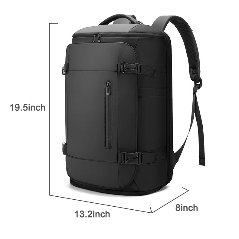 Diagram of 35L Sports-Touring Backpack Dimensions