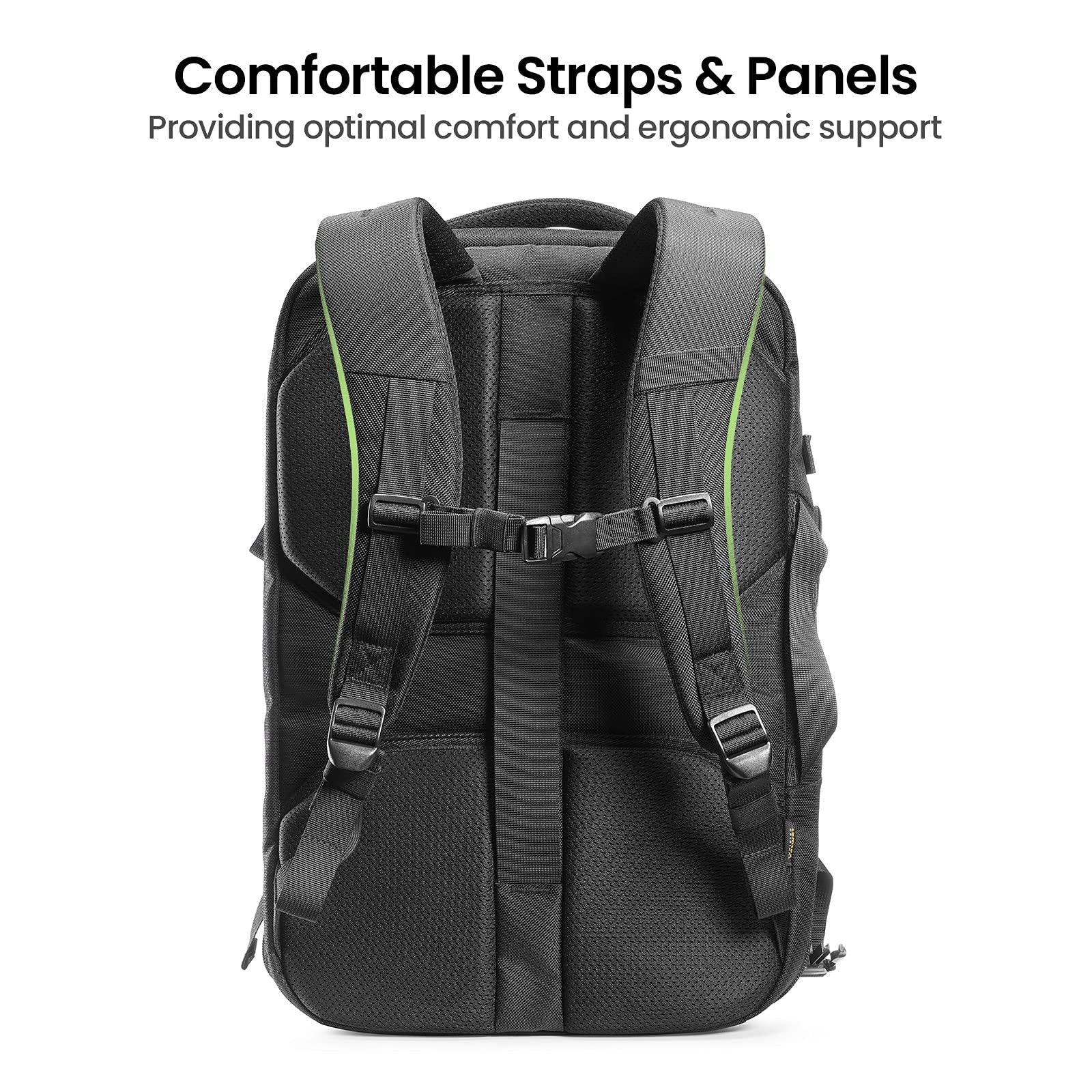 Image showing the shoulder straps of a 40L men's backpack