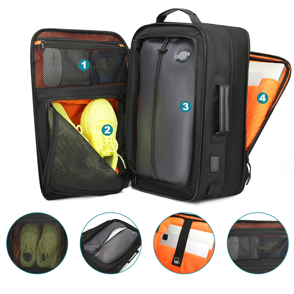 Expandable 45L Vacuum-Compression Backpack: Product Highlights
