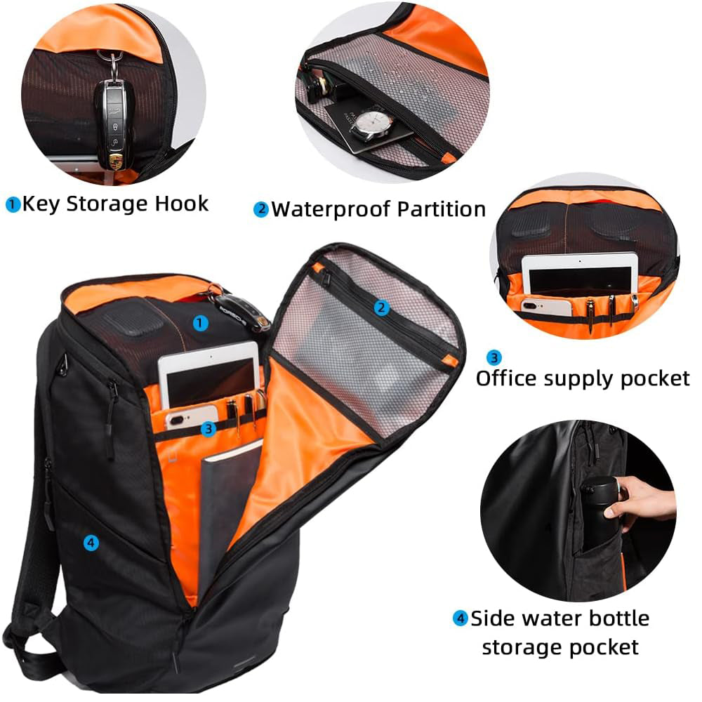 Details of the 30L Waterproof Daypack/Weekend Travel Backpack