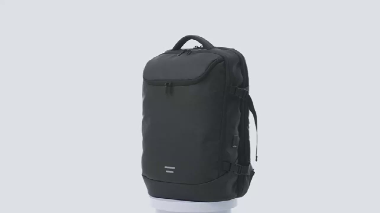 Demo video of the 50L expandable airline carry-on backpack